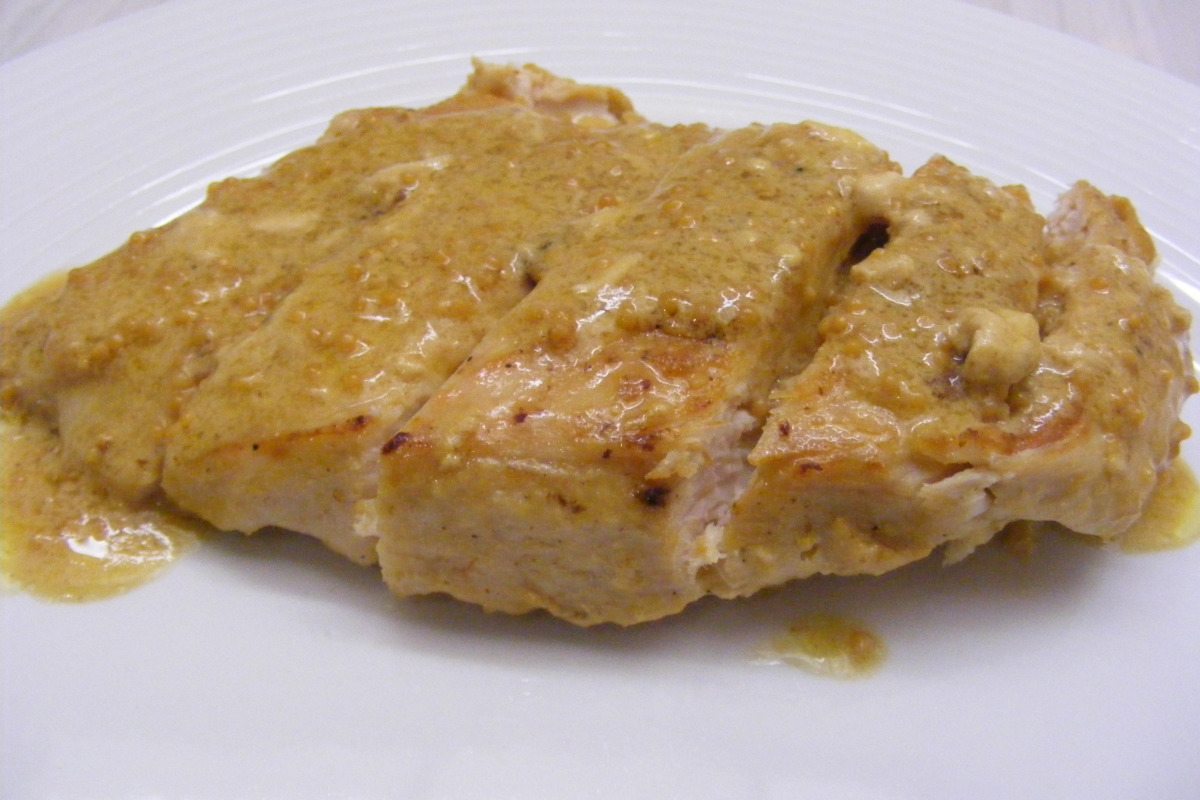 Pan-Seared Chicken Breasts with Mustard and Dill