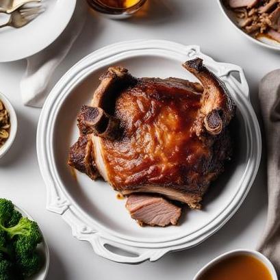 Oven-Baked Pork Shoulder with Apple and Sage