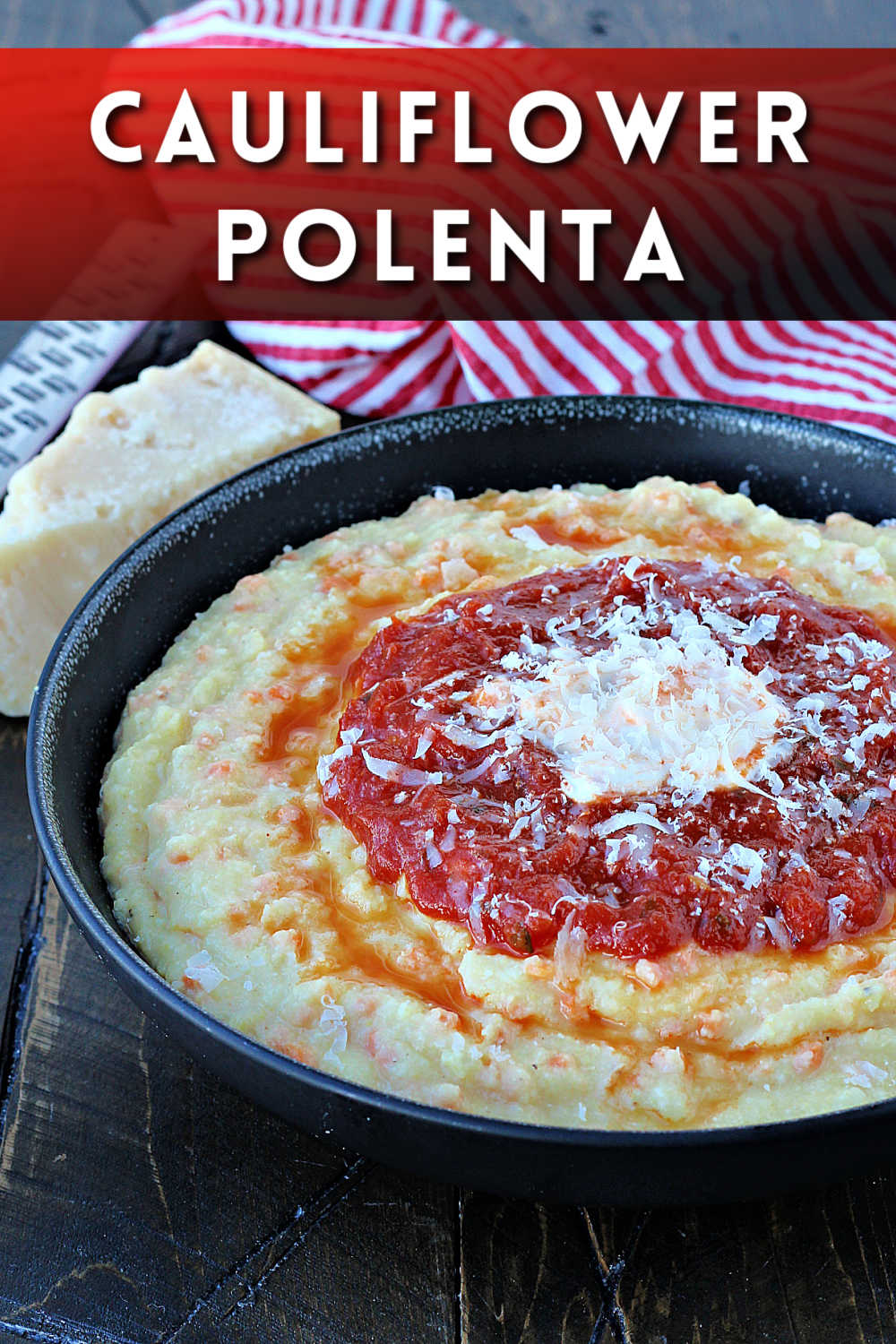 Cauliflower Polenta with Chive Butter