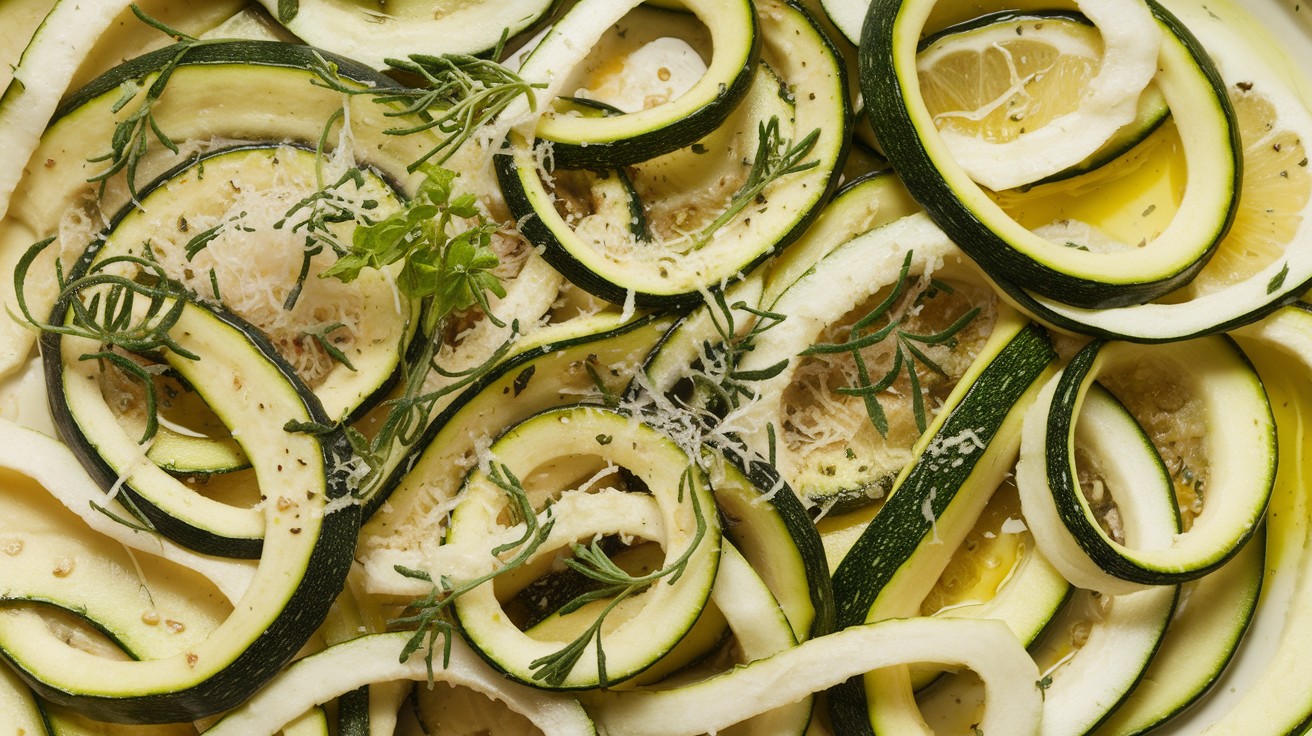 Sautéed Zucchini Ribbons with Garlic and Lemon