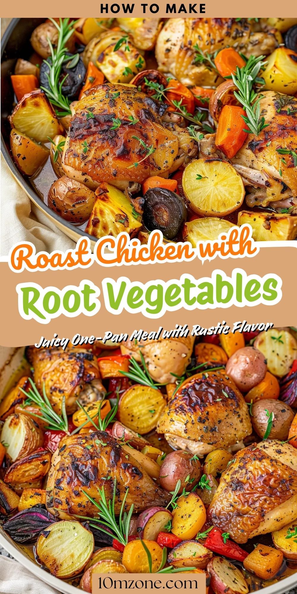Olive Oil-Braised Chicken with Root Vegetables