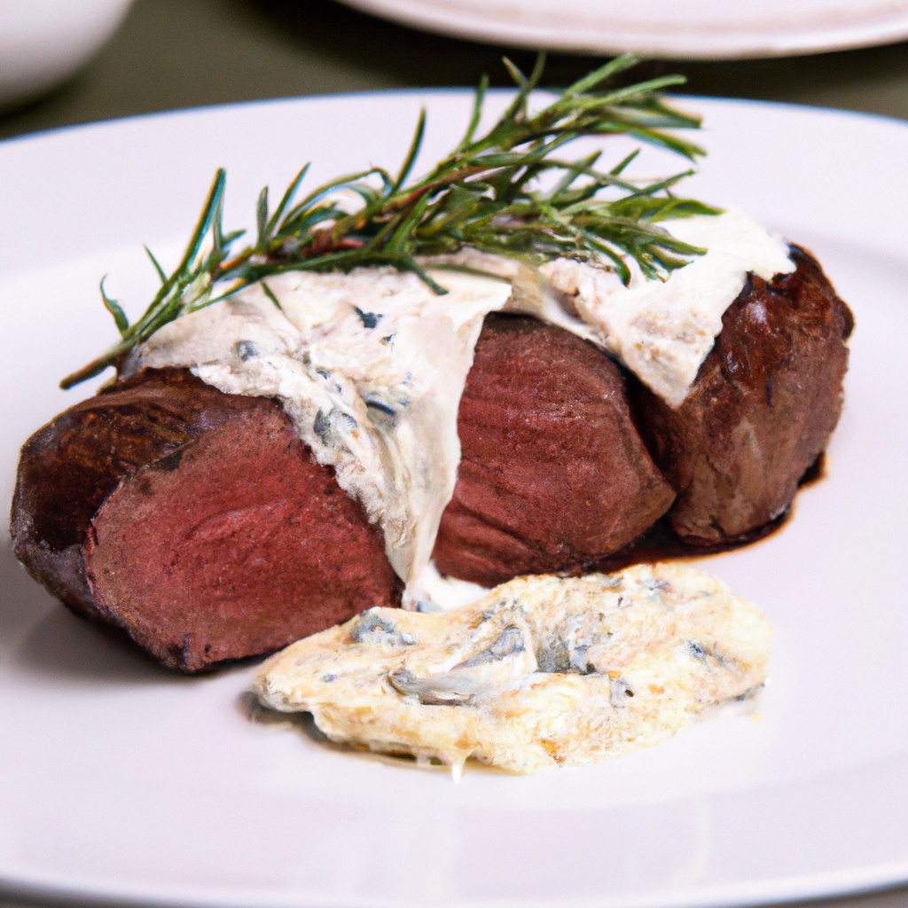Herb-Infused Beef Tenderloin with Rosemary Butter