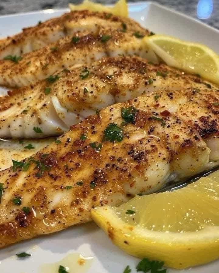 Pan-Seared Lemon-Dill Fish Fillets