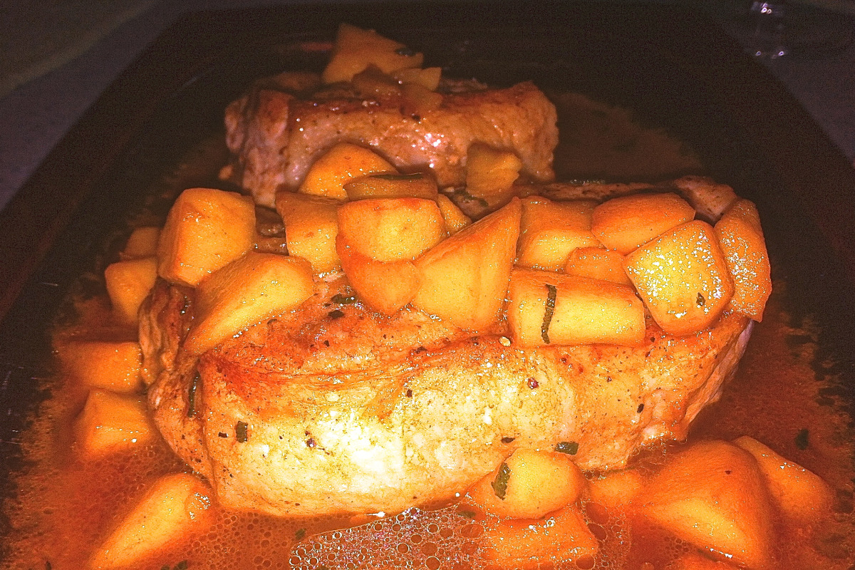 Heritage Apple Cider Pork Chops with Rosemary