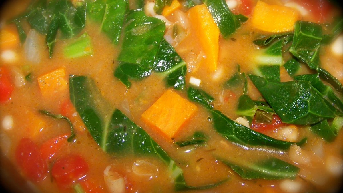 Cumin-Roasted Sweet Potato and White Bean Stew