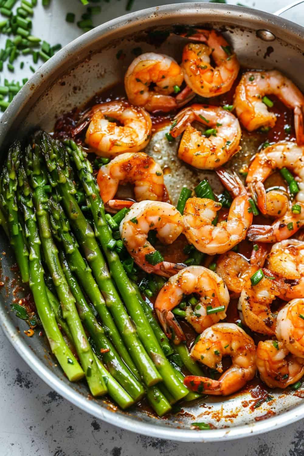 Lemon-Dill Shrimp with Asparagus and Lemon Butter