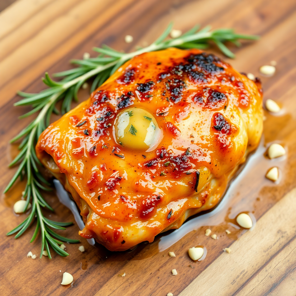Pan-Seared Chicken Thighs with Garlic and Herb Butter