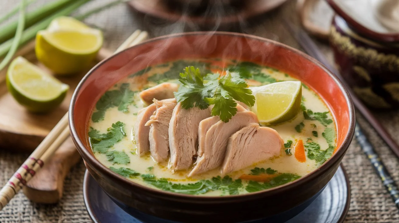 Lemongrass and Tamarind Chicken Soup