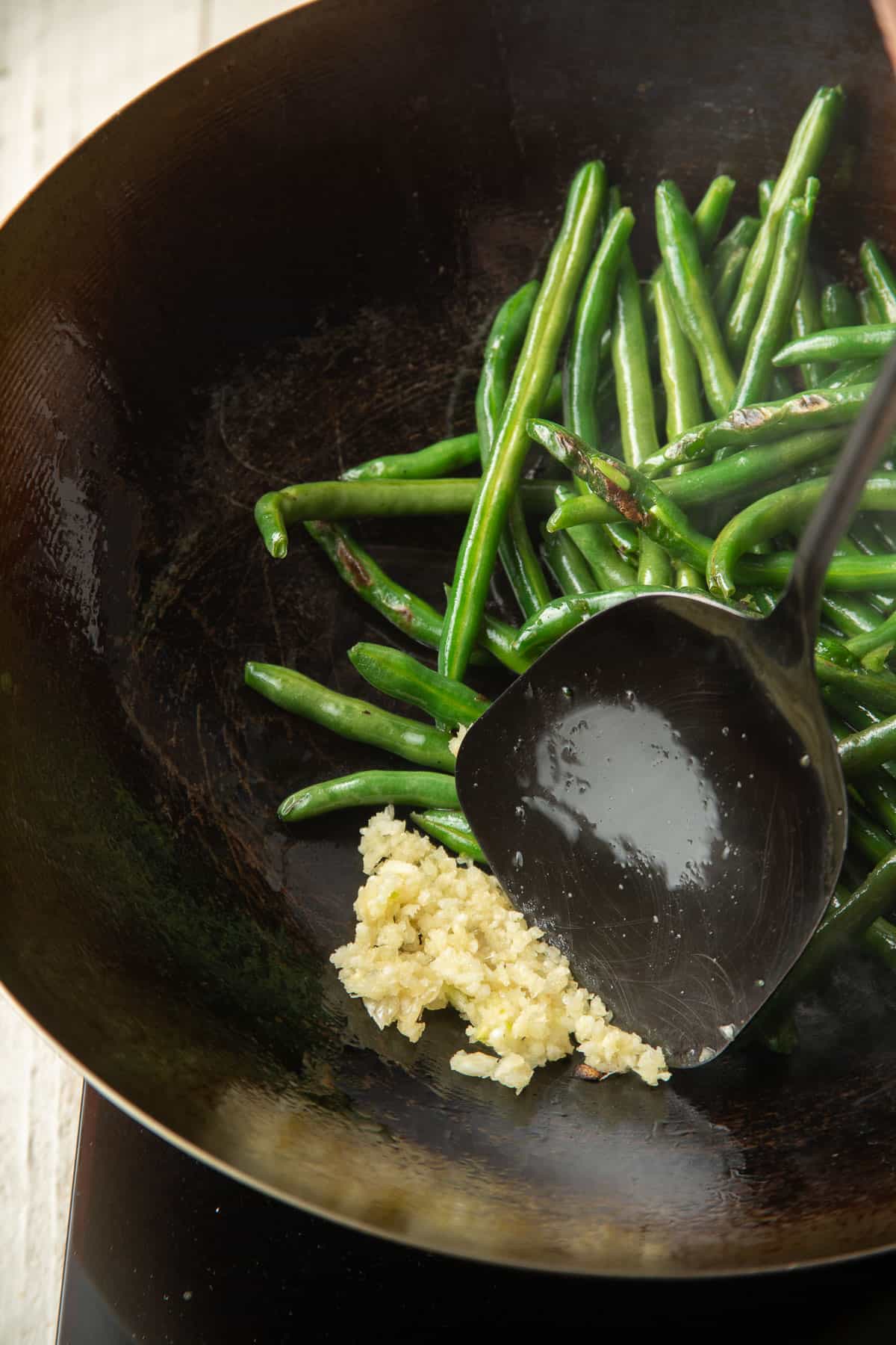 Stir-Fried Tofu with Green Beans and Peanuts