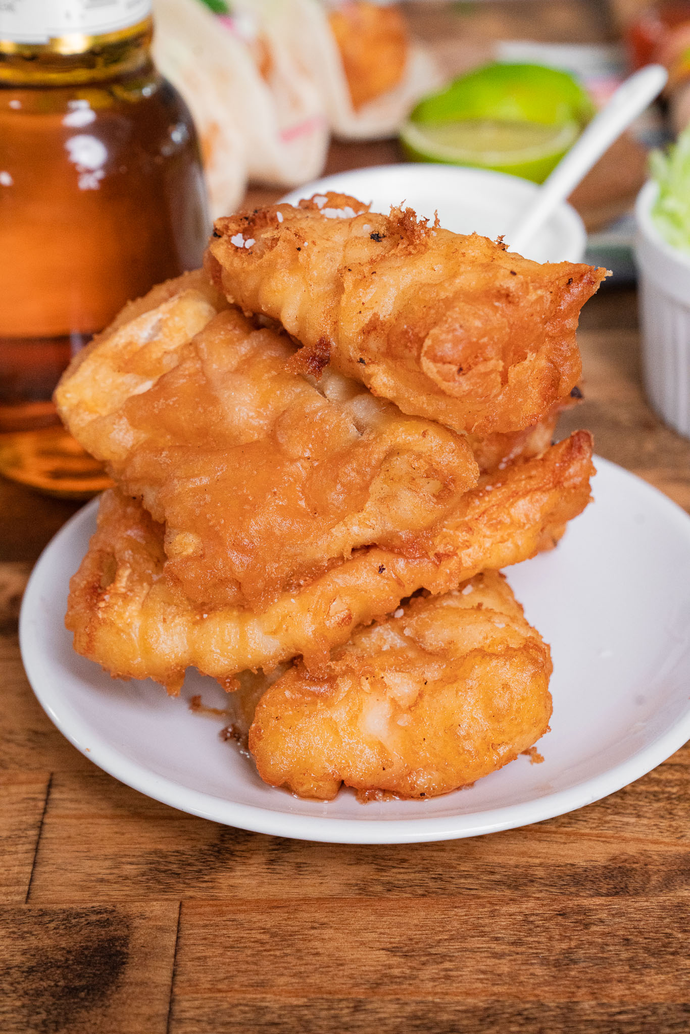 Crispy Beer-Battered Cod with Smoked Paprika Aioli