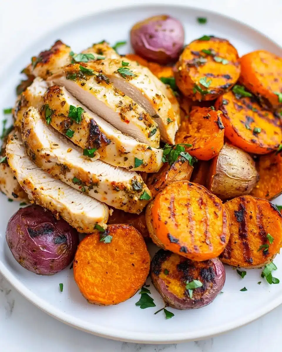 One-Pan Herb Chicken with Roasted Vegetables