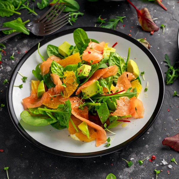 Lemon-Cilantro Salmon Salad