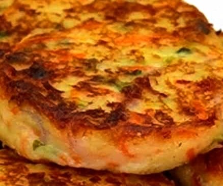 Pan-Fried Potato and Onion Fritters with Cumin and Coriander