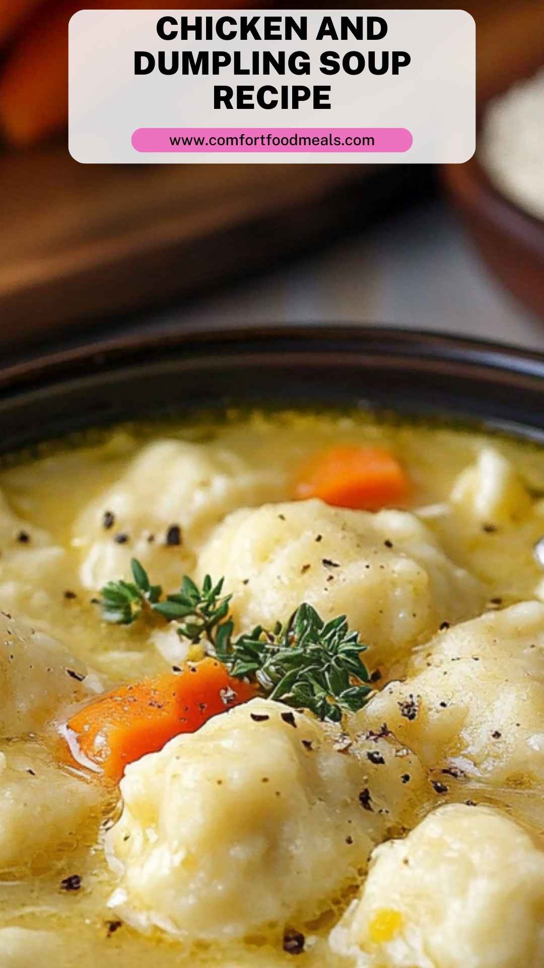 Slow-Cooker Chicken & Dumpling Soup