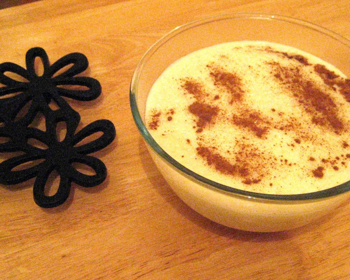 Rosewater-Scented Rice Pudding