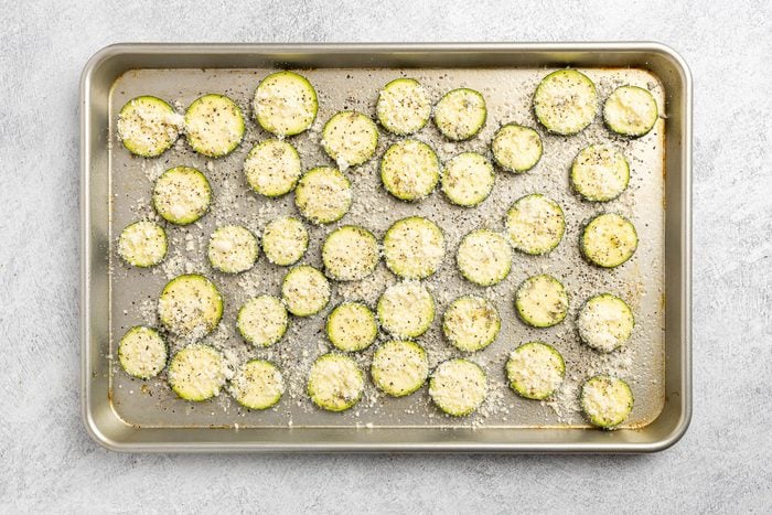 Zucchini Crust with Roasted Tomatoes and Avocado
