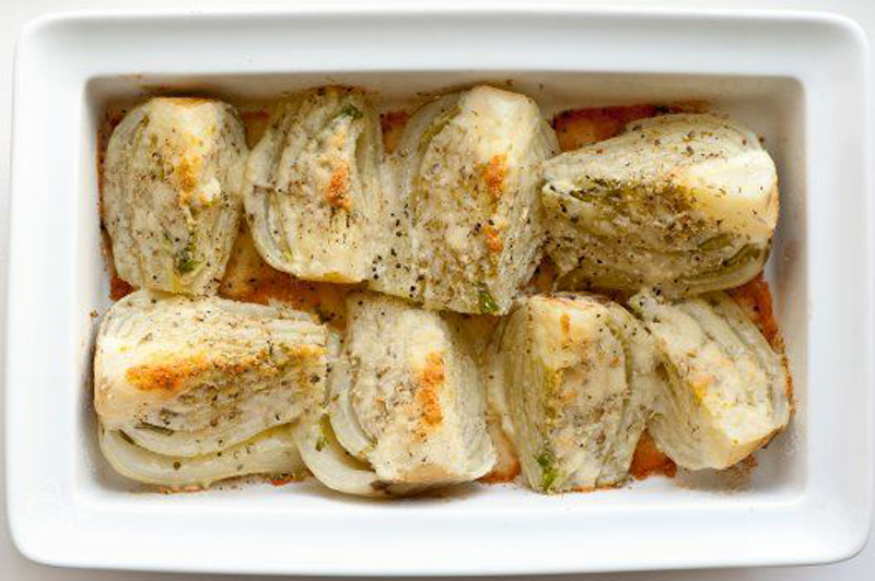 Lemon-Roasted Fennel with Parmesan
