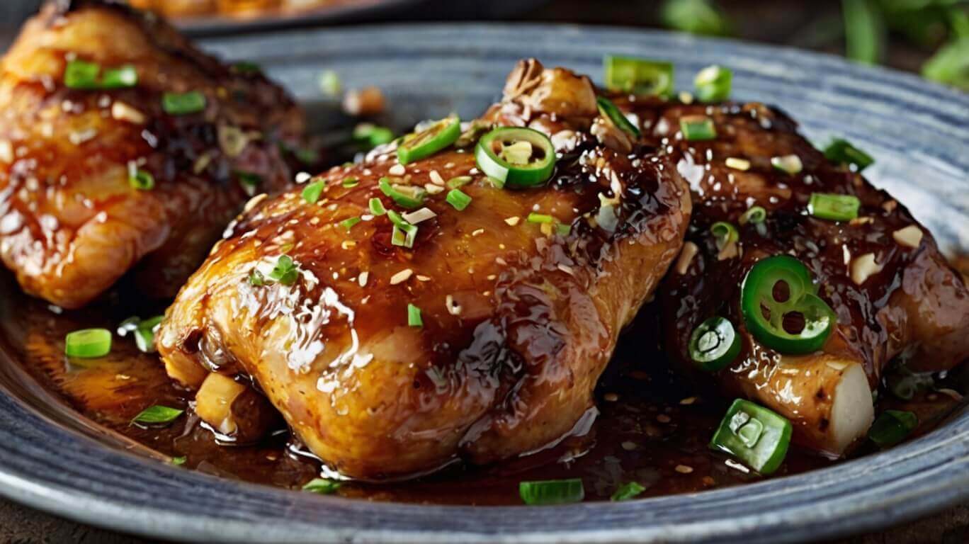 Slow Cooker Honey-Dijon Chicken Thighs