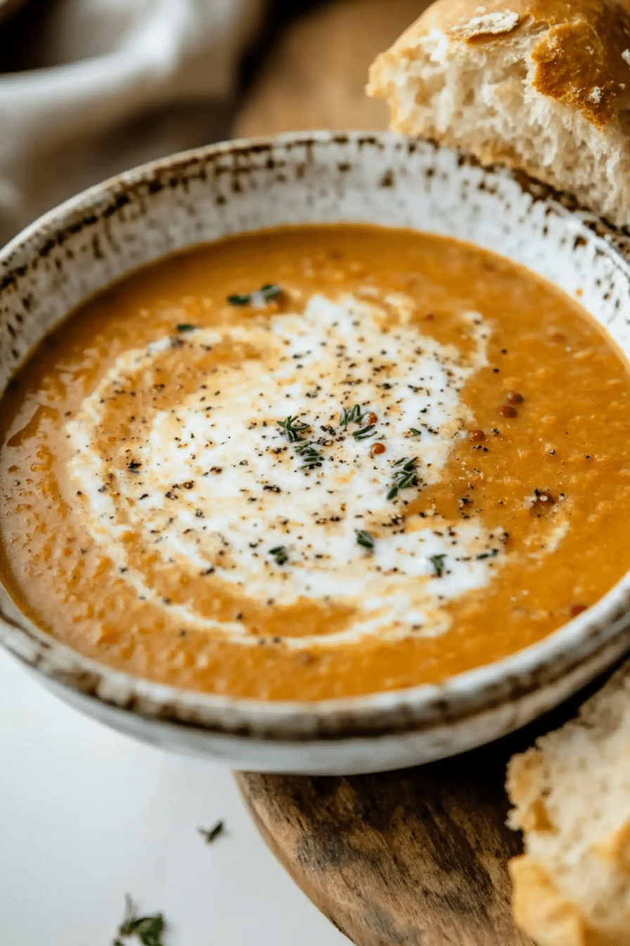 Slow-Simmered Lentil Soup with Dill
