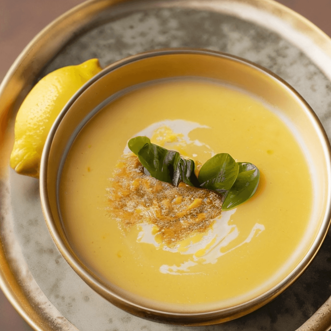 Creamy Lemon-Dill Chicken and Celery Soup