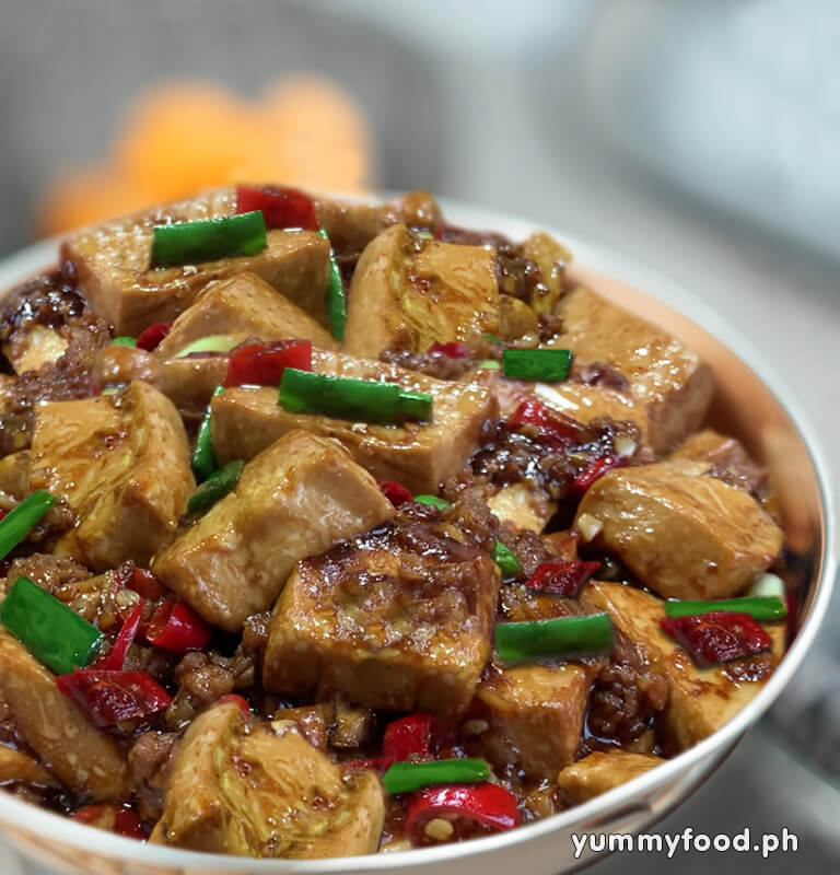Stir-Fried Goya with Pork and Tofu