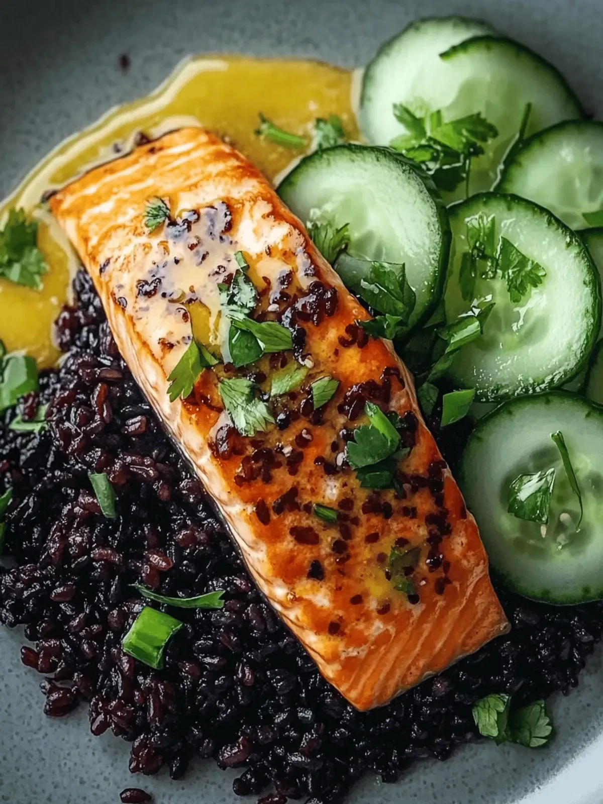 Miso-Glazed Salmon with Cilantro Rice