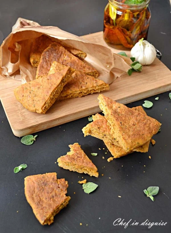 Slow-Roasted Tomato and Basil Flatbread