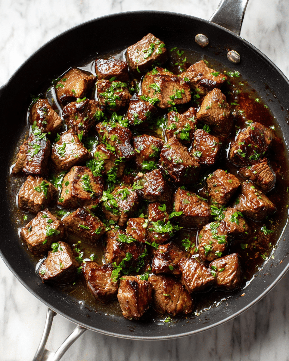 Pan-Seared Garlic Butter Steak Bites