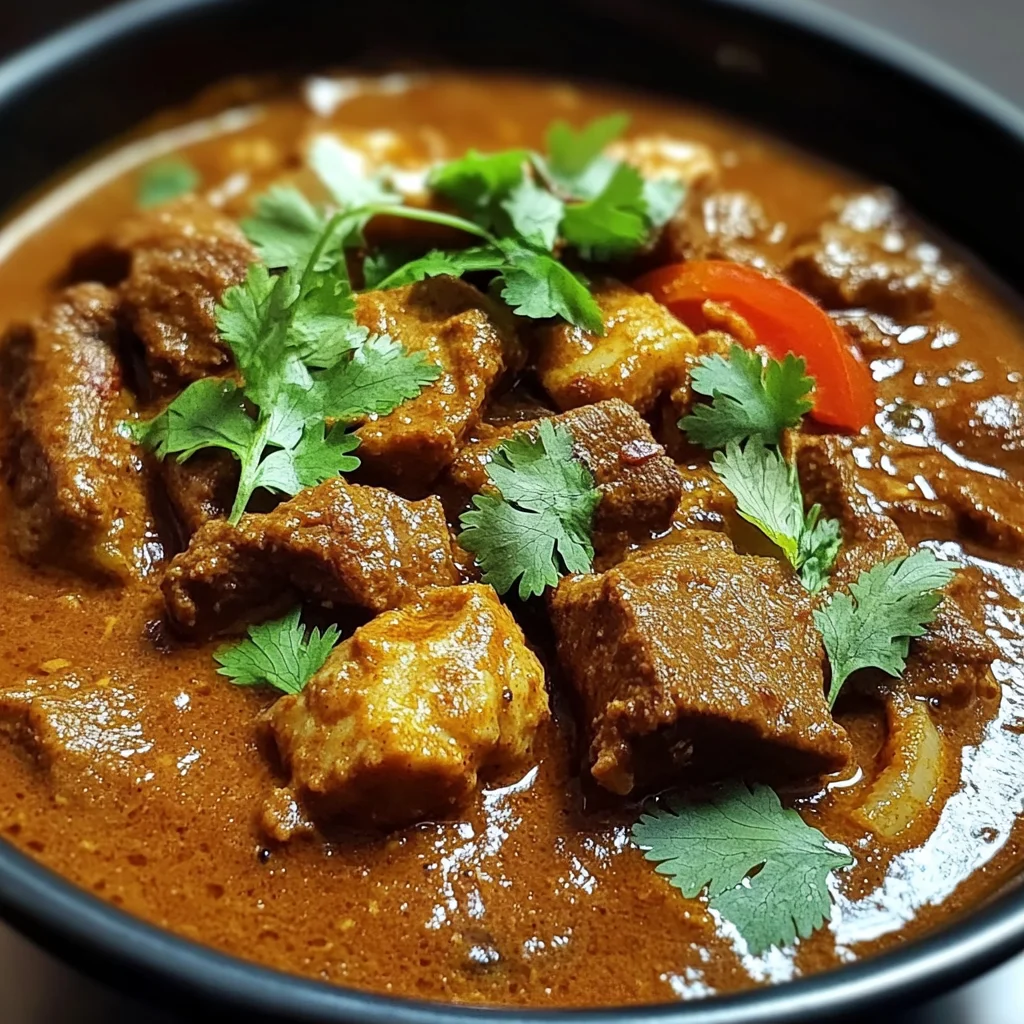 Kashmiri Beef Curry with Whole Spices