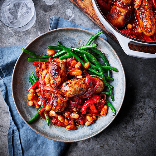 Smoked Sausage Bean Stew with Paprika