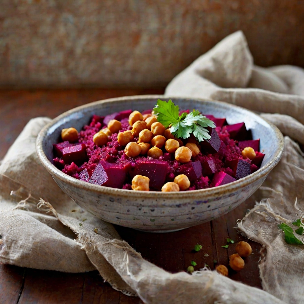 Baharat-Spiced Chickpea and Lentil T'Beet