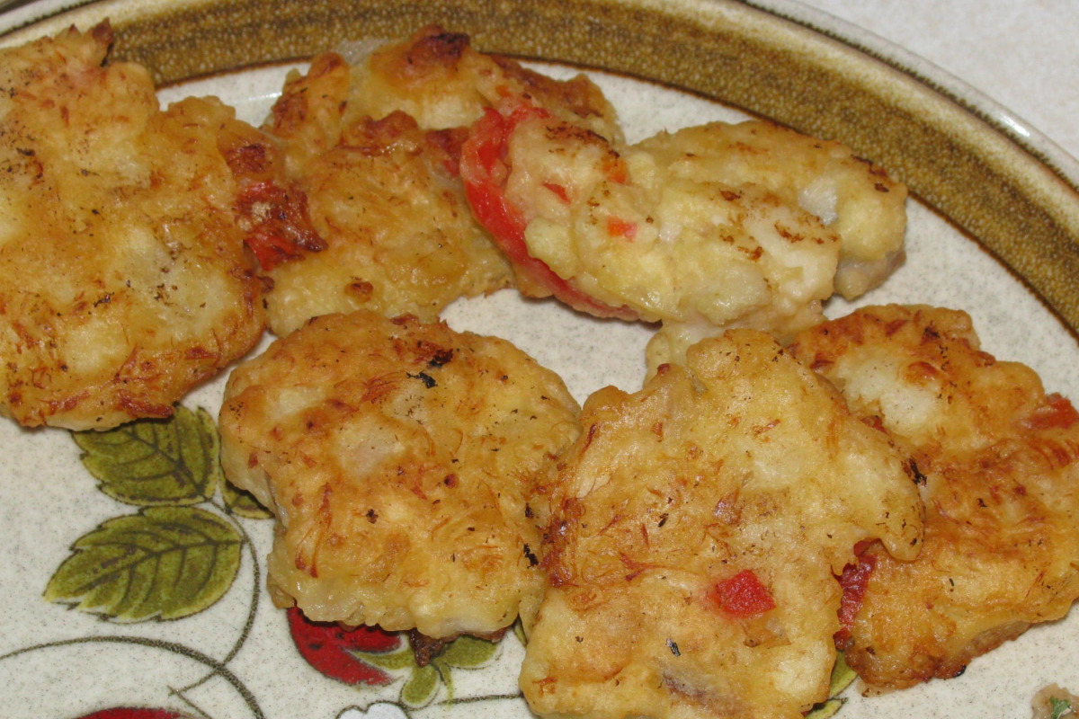 Cod Fritters with Garlic and Parsley