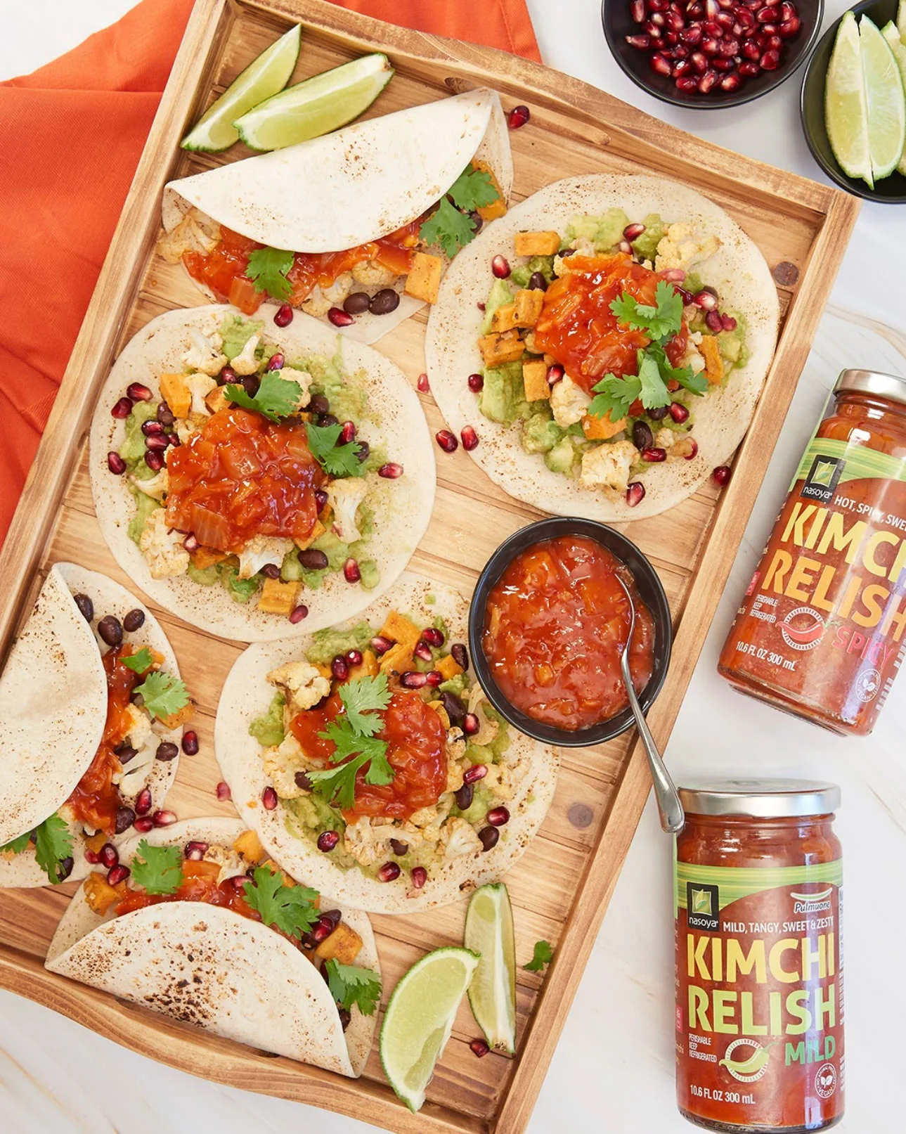 Miso-Roasted Sweet Potato Tacos with Quick Pickled Cabbage
