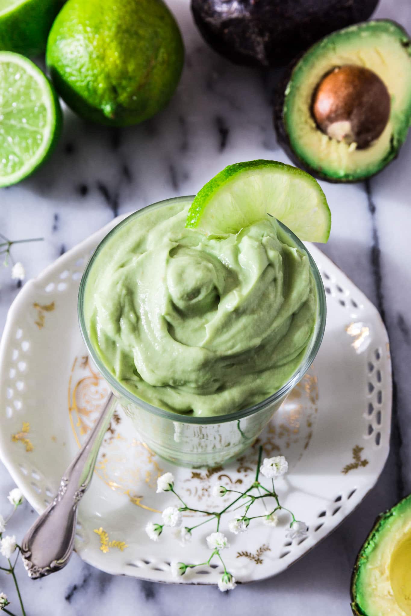 Luminous Avocado Mousse with Lemon