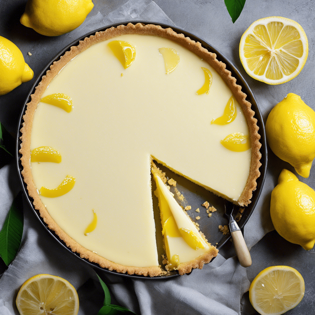 Some Nights Lemon Curd Tart with Shortbread Crust