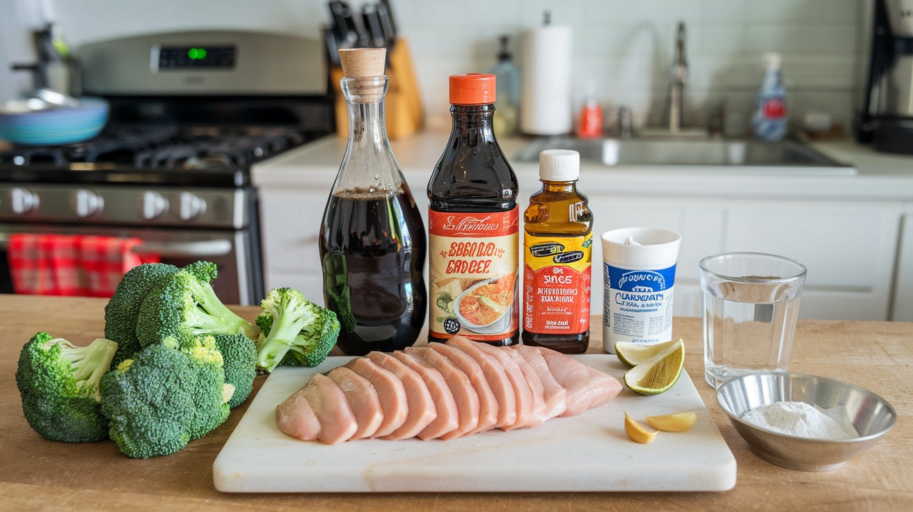 Two-Flavor Stir-Fried Chicken and Broccoli with Sweet-Honey and Spicy-Sriracha Glazes