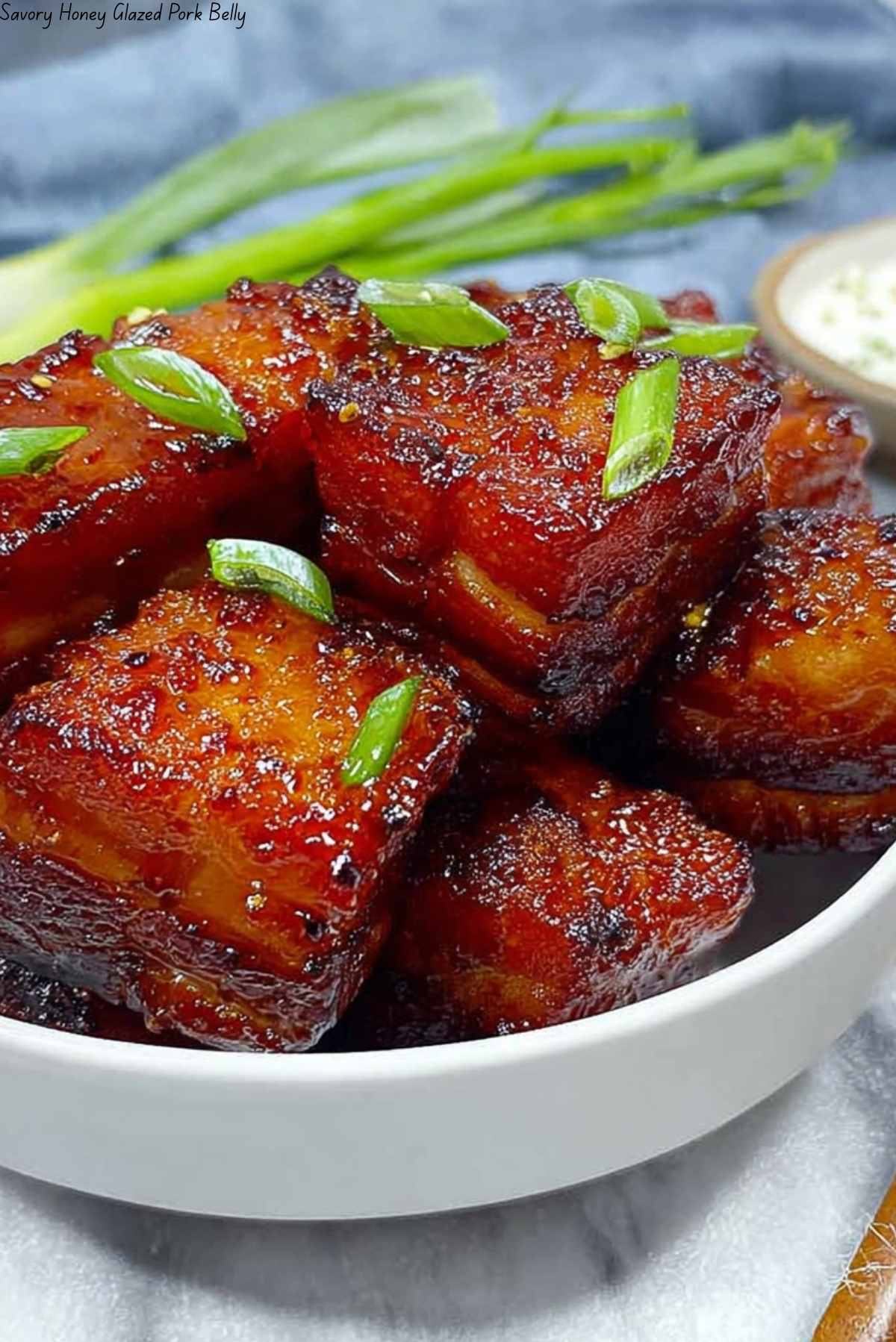 Crispy Honey-Soy Glazed Pork Belly with Pickled Vegetables