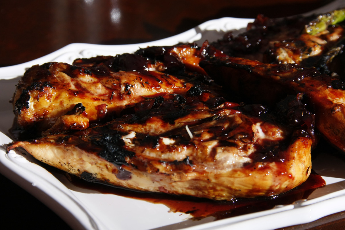 Strawberry-Balsamic Glazed Chicken Breasts
