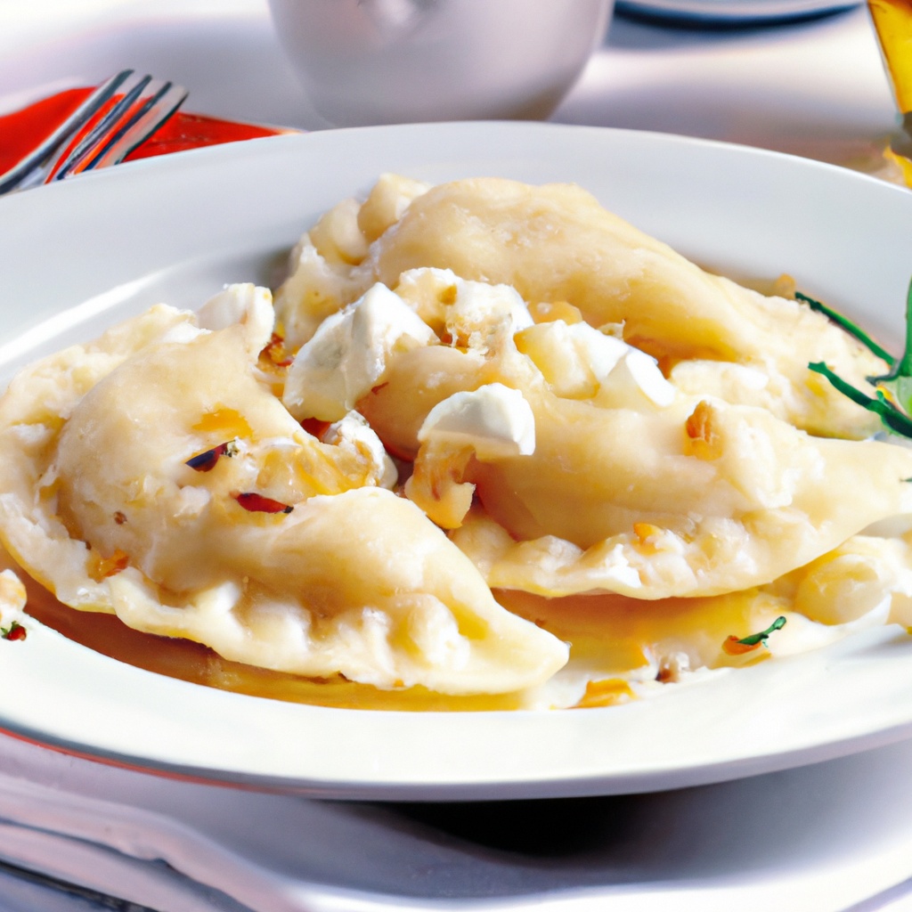 Pan-Fried Pierogi with Caramelized Onions and Sauerkraut
