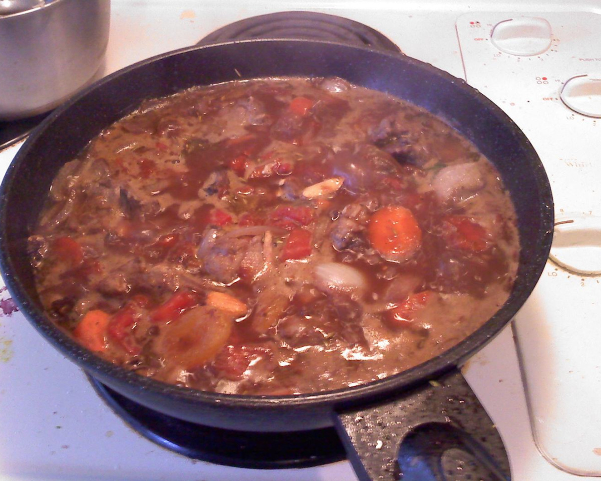 Slow-Cooked Herb and Lamb Stew with Dried Limes