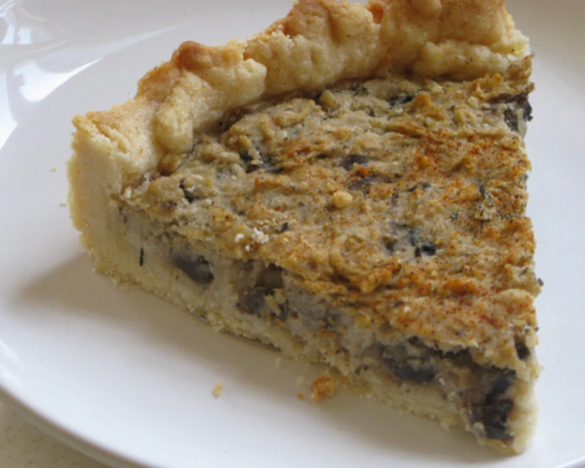 Crisp-Topped White Bean and Herb Tart