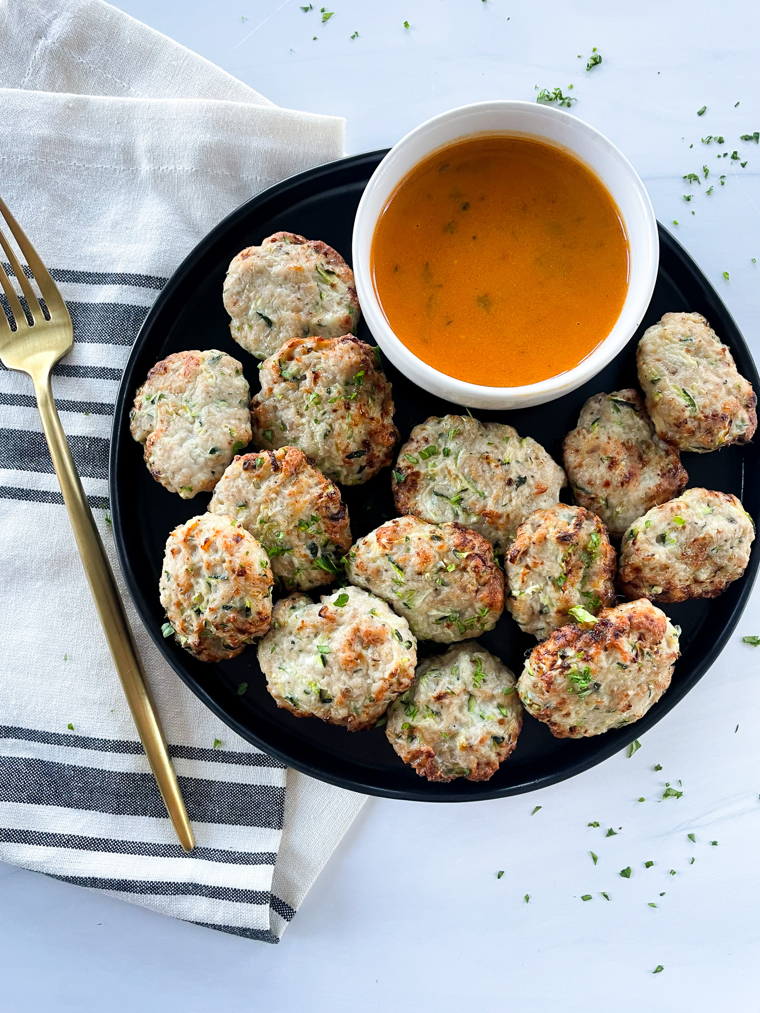Mild Herb Chicken and Veggie Mini Bites