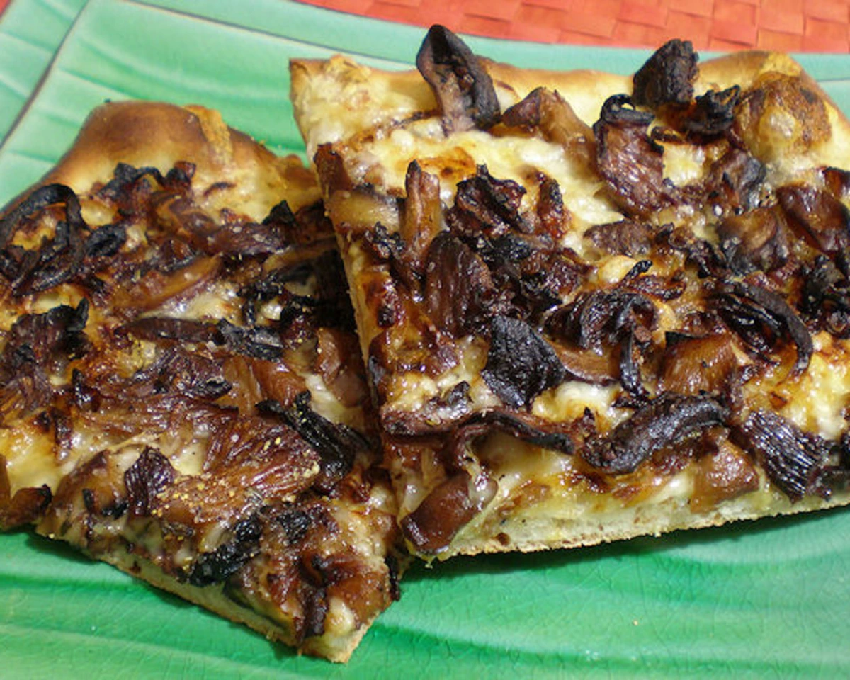 Wild Mushroom and Rosemary Pizza