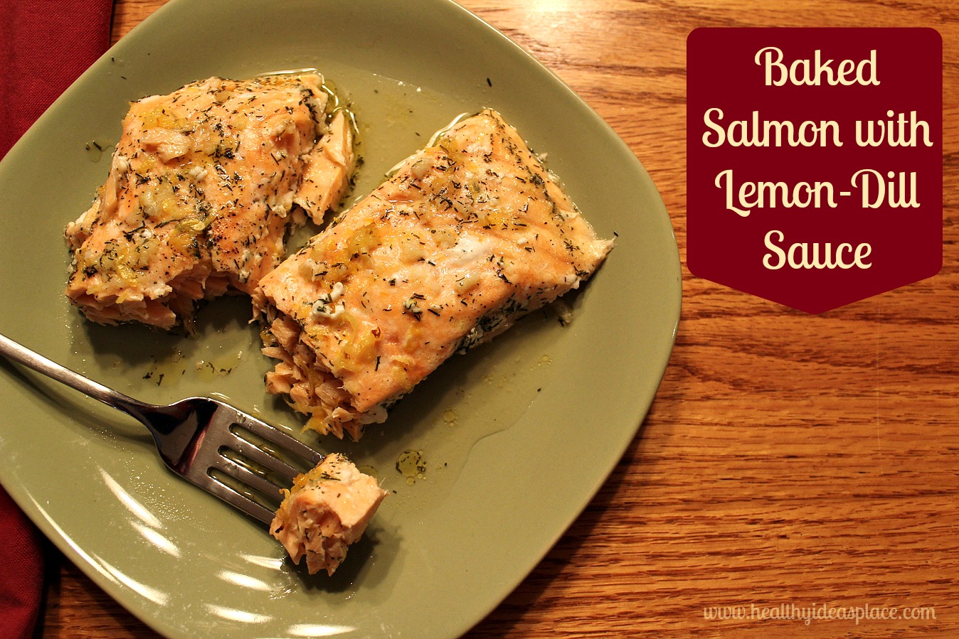 Lemon-Dill Baked Salmon with Smooth Sauce