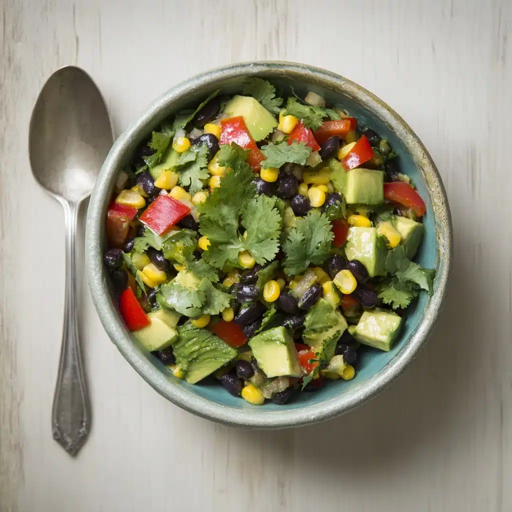 One-Pot Quinoa and Black Bean Salad with Lime Vinaigrette