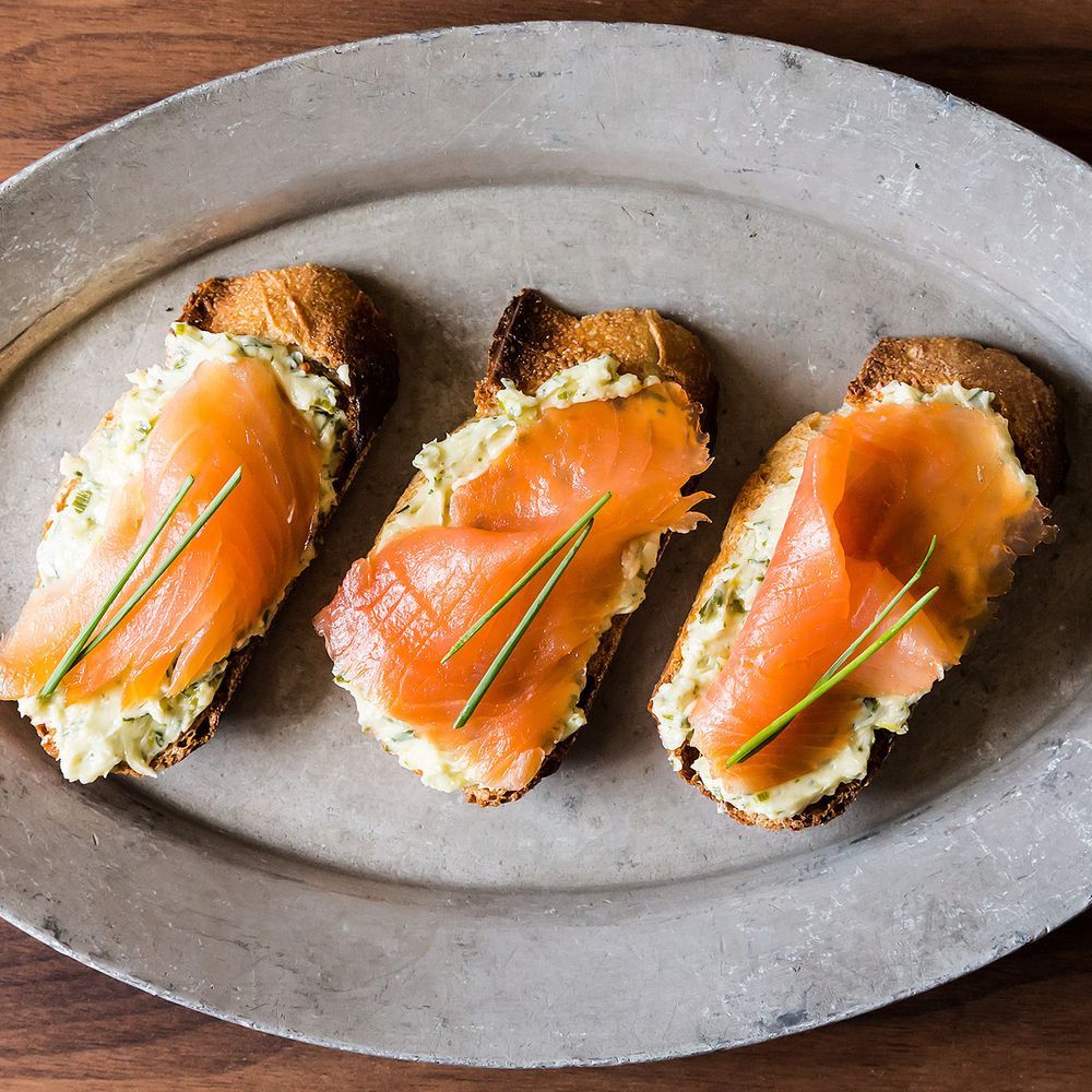 Seattle-Style Smoked Salmon Toast with Dill Crème Fraîche