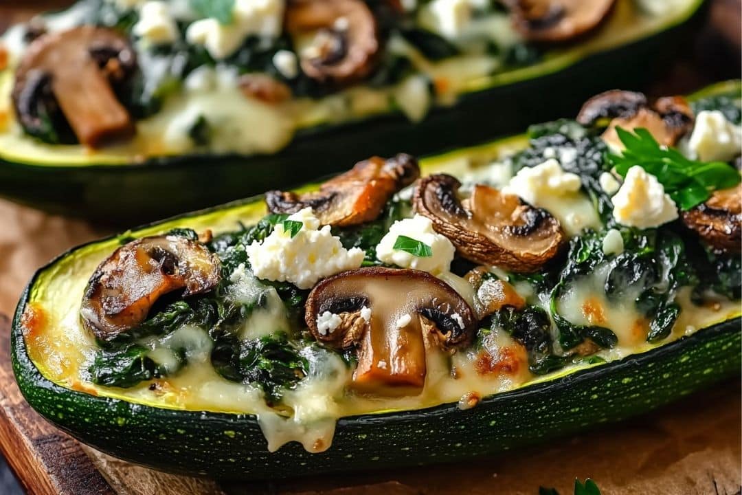 Roma-Style Ricotta-Stuffed Zucchini Boats