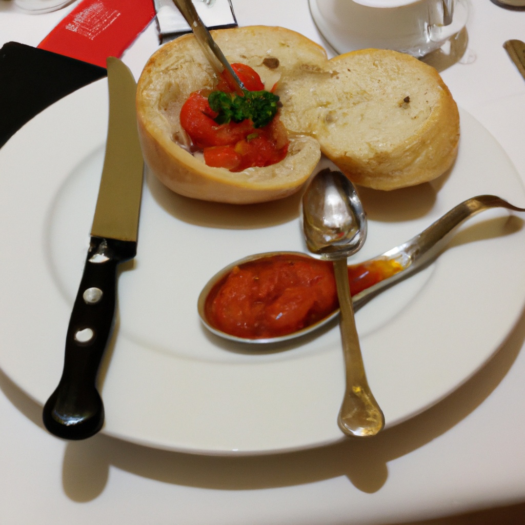 Garlic Tomato Bread with Olive Oil