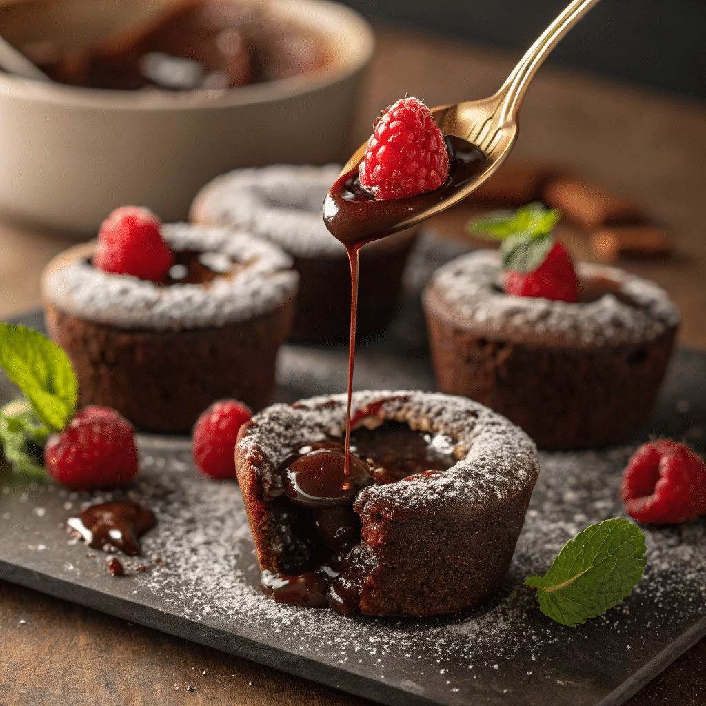 Single-Serve Chocolate Lava Cakes