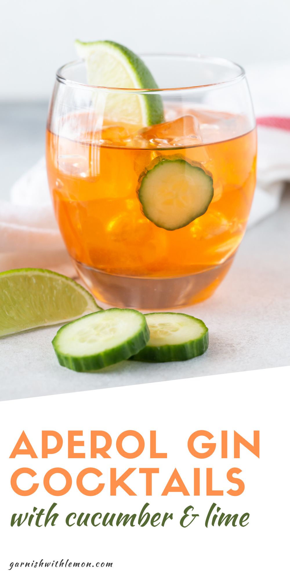 Cucumber-Lime Aperol Bitter